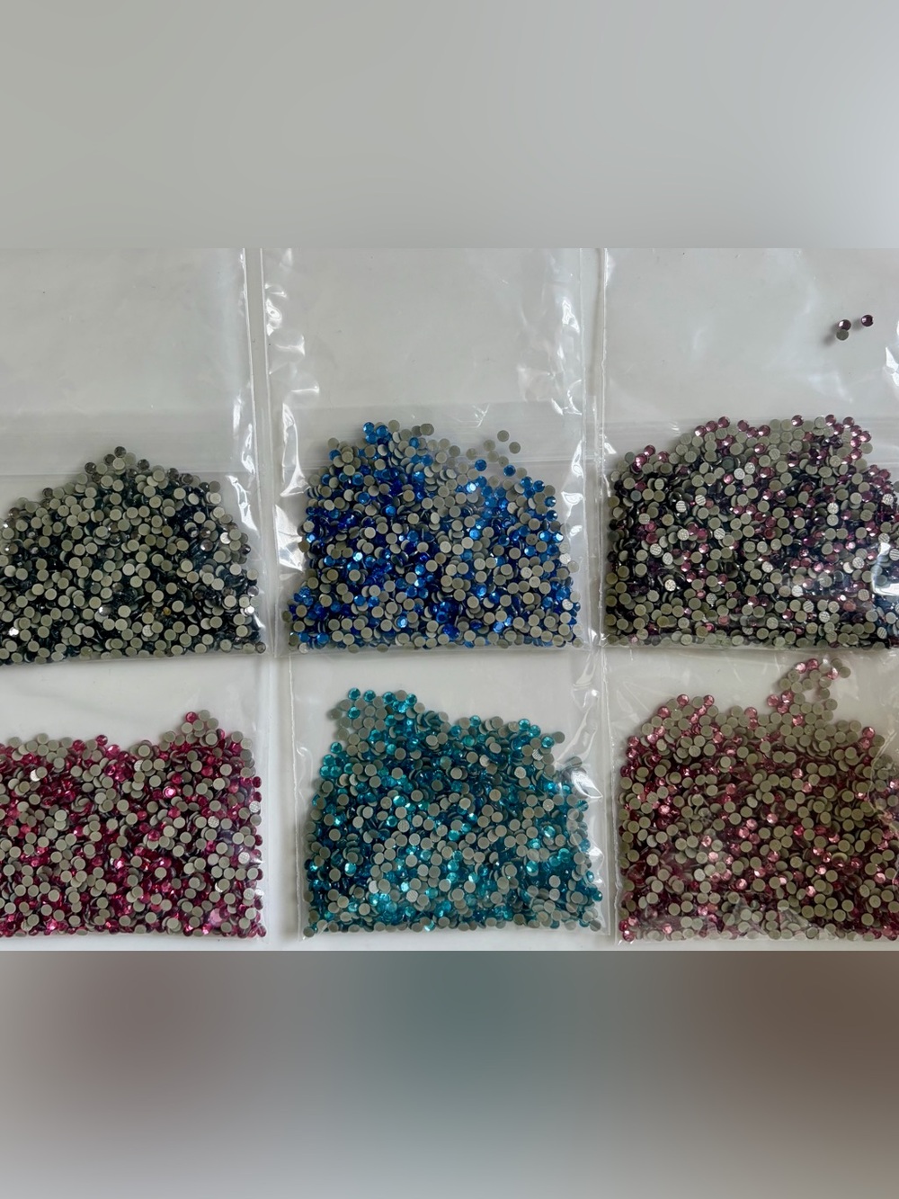 Korean Premium Hotfix Rhinestones✨60 Gross Mixed Colors✨High Sparkle